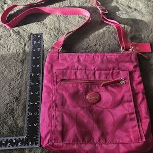 Coach Fuchsia Crossbody Bag